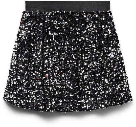 VERO MODA Girl Rok VMBELLA Korte rok - Zwart - Maat 134/140