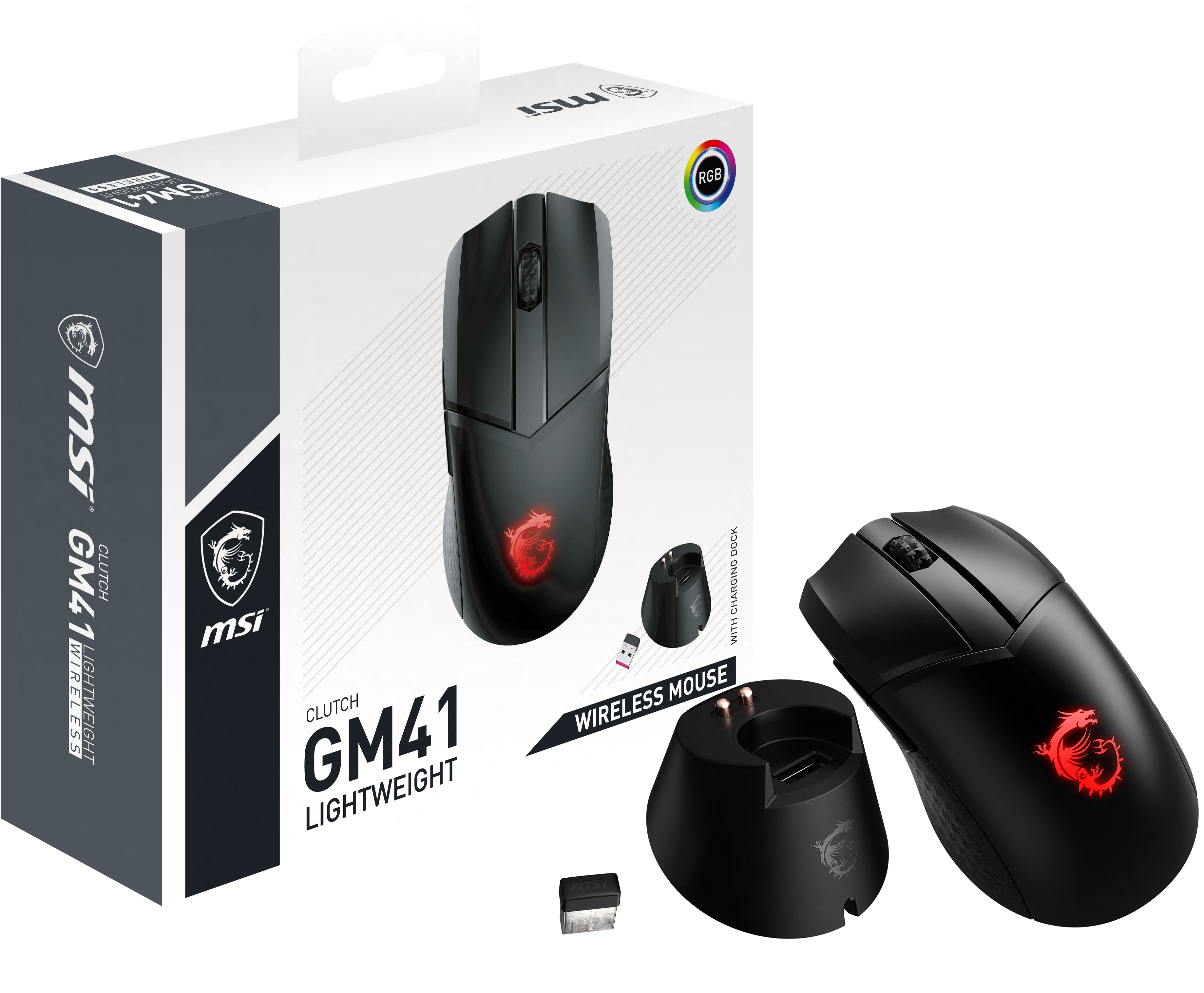 MSI Clutch GM41 Lightweight Wireless