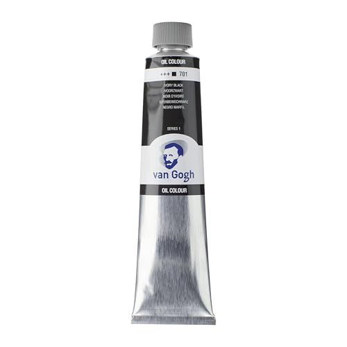 Van Gogh Olieverf, 200ml Tube, Ivoorzwart 701