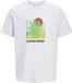 JACK&JONES JJBARBADOS TEE SS CREW NECK T-shirt - Blanc
