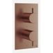 Crosswater MPRO Mitigeur de douche - incl. pièce encastrée - vertical - bronze brossé
