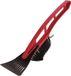 Merkloos / Sans marque Koopman International Kunststof ijskrabber/raamkrabber rood met borstel 31 cm