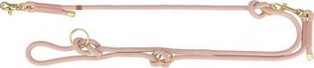 Trixie Soft Rope Hondenriem Verstelbaar Roze/Licht Roze 200X1 cm