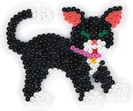 Hama Strijkkralen Grondplaat Kat Wit