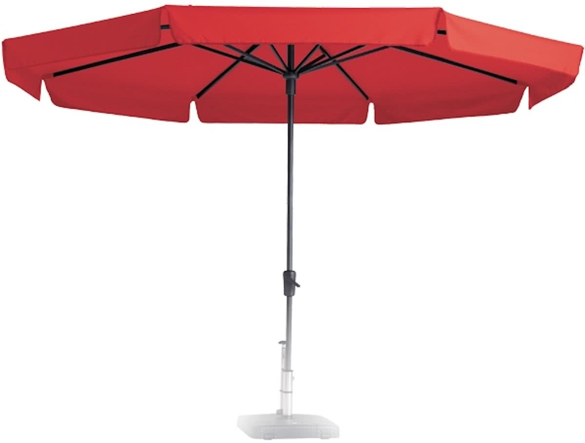 Madison Parasol Syros 350cm draai volant rood