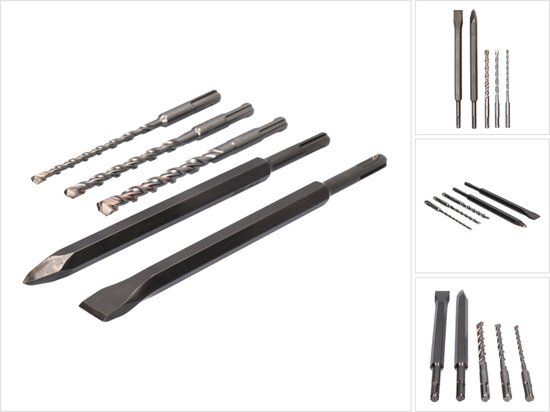 Metabo accessoires Metabo Boor- en beitelset SP 5-delig SDS plus 6 / 8 / 10 mm