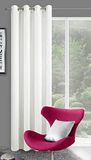 Eurofirany Modern gordijn, polyester, beige, 140 x 250 x 1 cm