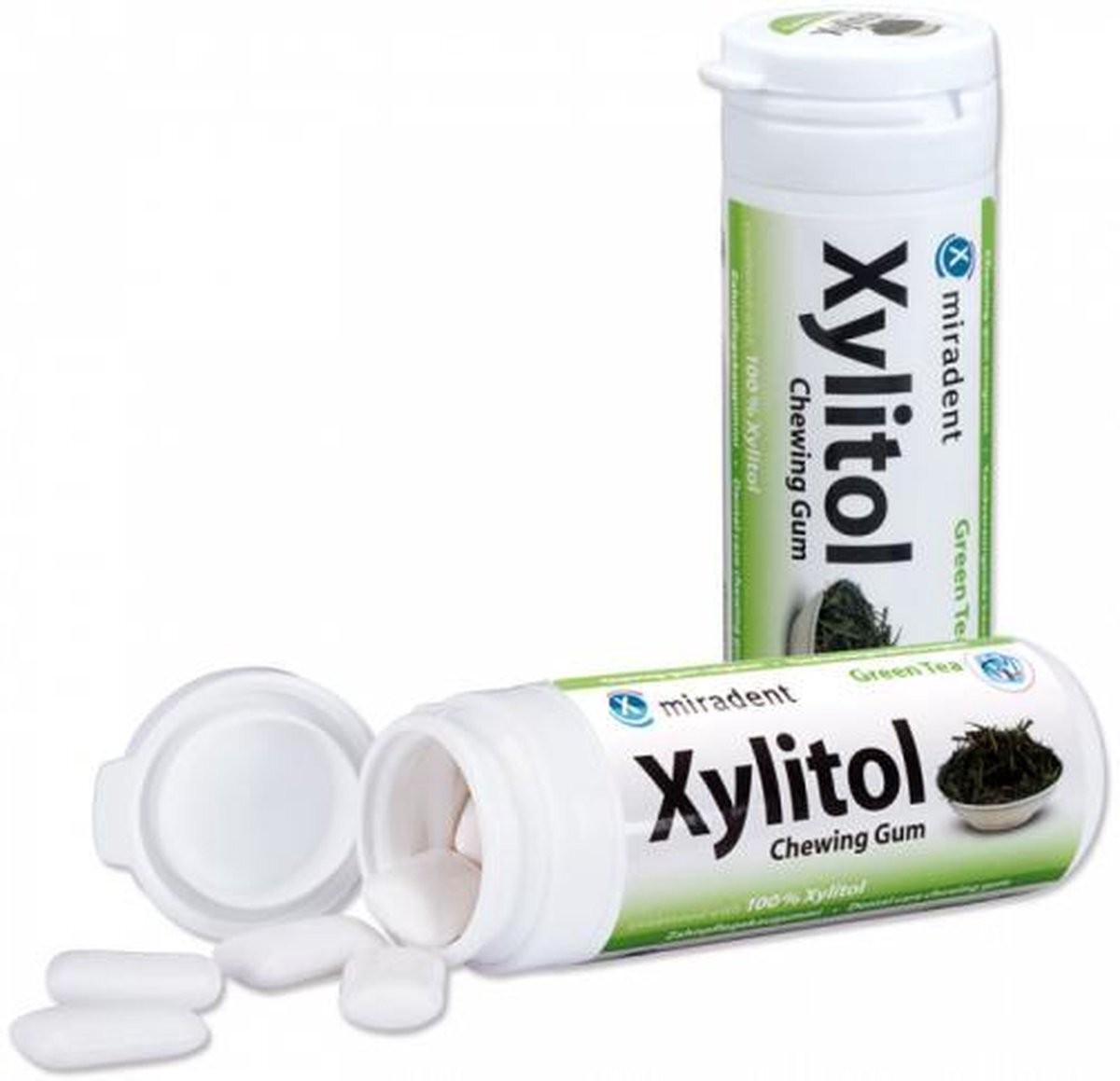 Miradent Xylitol Kauwgon Green Tea