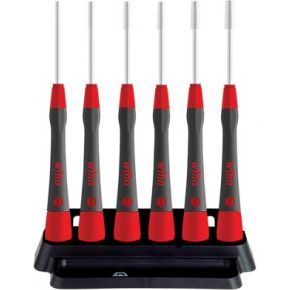 Wiha Fine Screwdriver Set Picofinish® Hex Nut Driver - 6 Pcs - With Holder (42994)