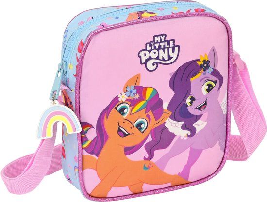 Schoudertas My Little Pony Wild & free Blauw 16 x 18 x 4 cm