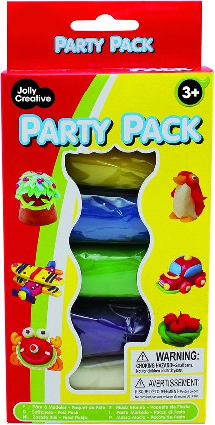 JollyDough Party Pack Klei Multi Colour