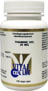 Vital Cell Life Thiamine HCL 25 mg 100 CA