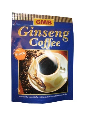 Gmb Ginseng Coffee Zwart Stick 20st