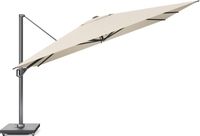 Platinum Sun & Shade – Parasol cantilever – Challenger T¹ Premium - 400x300 cm – Champagne – Inclinable – Rotatif à 360° – 98% protection UV