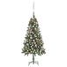 vidaXL Kunstkerstboom met verlichting, kerstballen en dennenappels, 180 cm