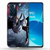Hoesje Oppo Hoesje voor Oppo Reno 6 Manga Solo Leveling Sung Blauw
