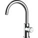 DUSCHWELL Badkamer Wastafelkraan Basic, met Neoperl perlator. (Gebogen)