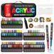 Solidchoice - Coffret de 288 marqueurs acryliques à pointe pinceau, adaptés à de multiples surfaces