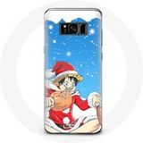 Maniacase Etui voor Samsung Galaxy S8 Plus Anime One Piece Luffy Eerste Kerstdag 2023