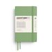 LEUCHTTURM1917 363942 notitieboek Pocket (A6), hardcover, 187 genummerde pagina's, salie, geruit