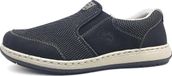 Rieker Namur chaussures homme mocassin noir loisir