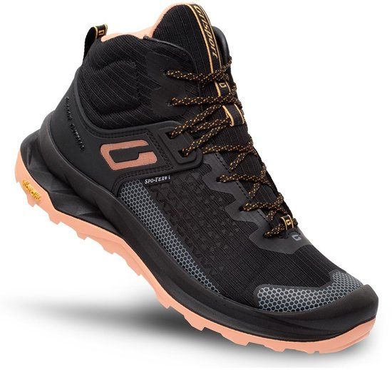 Grisport Explorer mid wandelschoenen zwart/roze maat 39