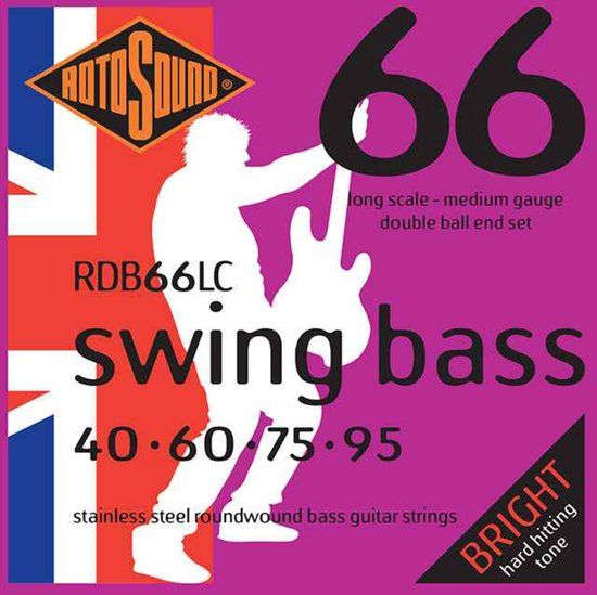 Rotosound RDB66LC set elektrische bassnaren .040-.095