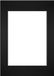 Passe-Partout 14,8x21 cm - Noir - Carton musée - Your Decoration