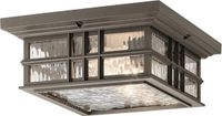 Kichler LED Buitenlamp Beacon Square | 2X E27 Max 60W | IP44 | Dimbaar | Olde Bronze
