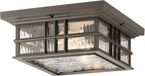 Kichler LED Buitenlamp Beacon Square | 2X E27 Max 60W | IP44 | Dimbaar | Olde Bronze