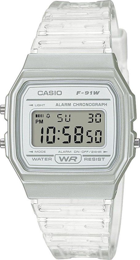 Casio F-91WS-7EF Collection Unisex Digitaal Horloge - Wit