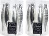 Inge-glas Decoris Kerstbal Pegels - 12 stuks - Zilver - 15 cm - Kunststof