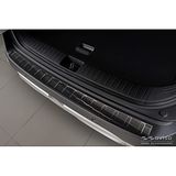 Zwart Kia Sportage Zwart RVS Achterbumperprotector 'Ribs'