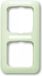 Busch-Jaeger 1722 NS-212 BUS ABDECKRAHMEN 2-FACH VERT WEISS TEKS