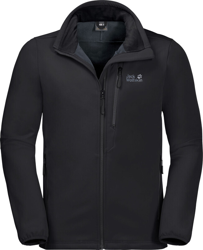 Jack Wolfskin Whirlwind Softshell Jas Heren, black S 2019 Softshell jassen