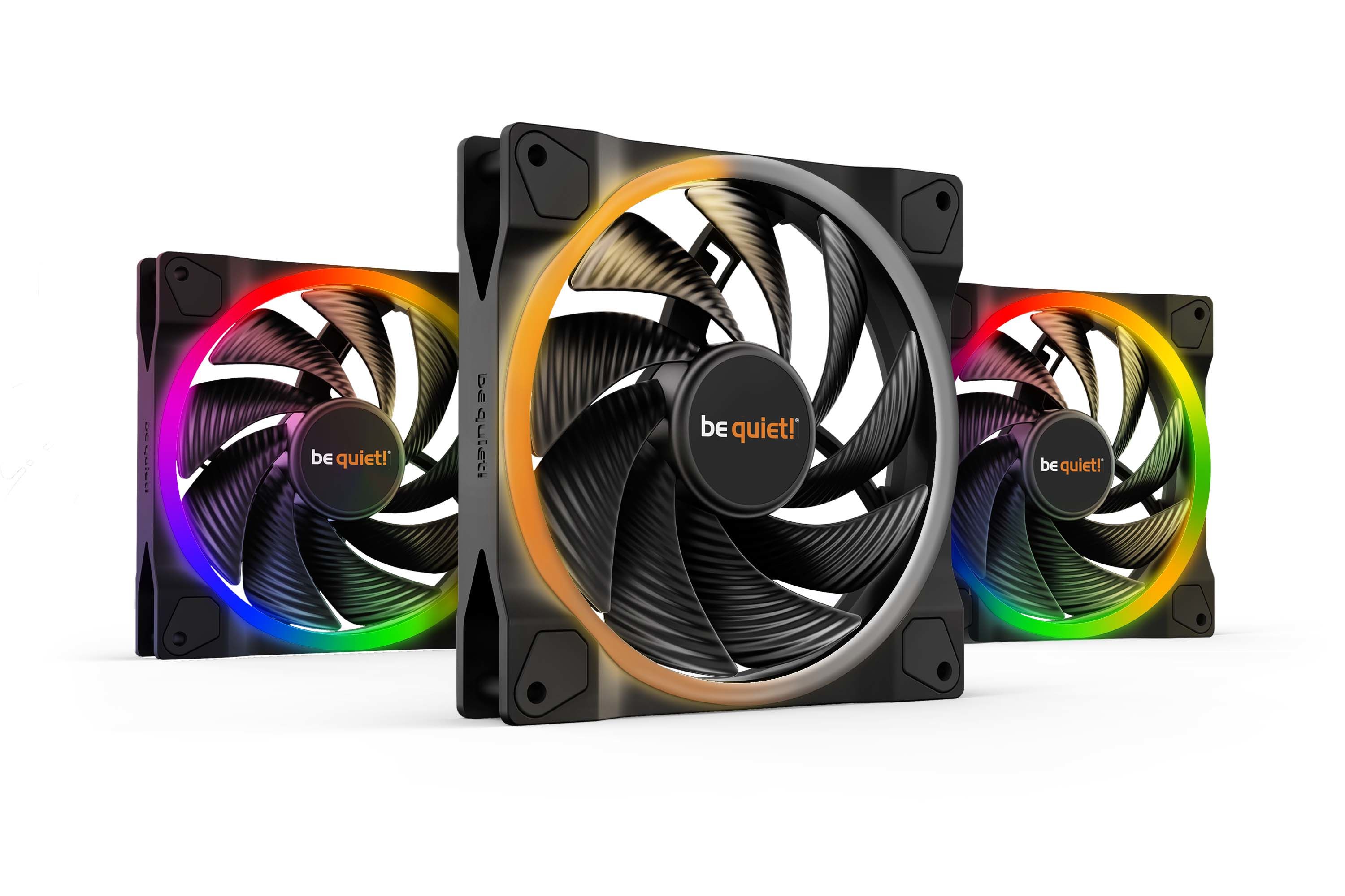 be quiet! Light Wings 140mm PWM Triple Pack - Black Case Fan (3-pack)