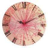 Decoratief MDF-polshorloge, roze