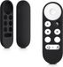 kwmobile hoes geschikt voor Google Chromecast 2020 4K / Chromecast 2022 HD - Siliconen anti-slip hoes voor afstandsbediening in zwart