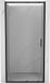 Mexen Exo porte de douche coulissante 90 cm, verre transparent, finition noire