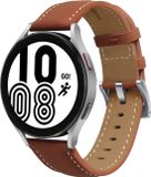 By Qubix Qubix Premium Leather Smartwatch Bandje Bruin 20mm voor Garmin Vivomove