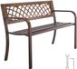 Vevor Banc de jardin 116CM Bronze antique avec dossier
