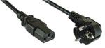 Sonstiges Schuko to IEC C13 Power Cable - Black - 5m
