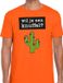 Bellatio Decorations Shoppartners Bv Wil je een Knuffel tekst t-shirt oranje heren - heren shirt Wil je een Knuffel - oranje kleding XXL