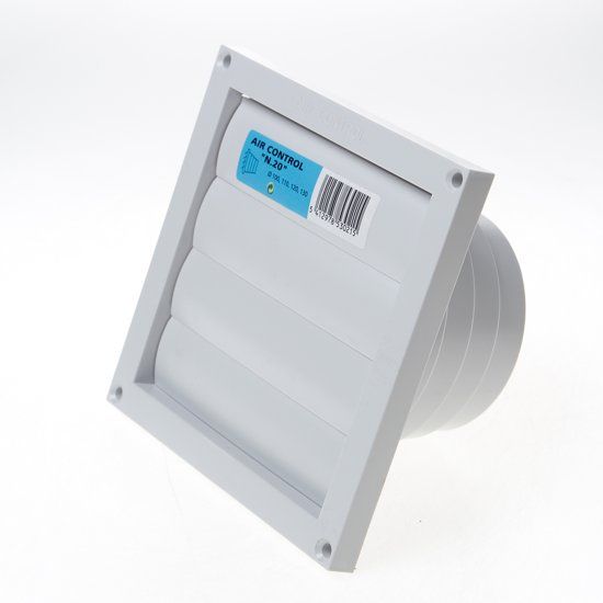 SALCO Luchtrooster - 165 x 165 mm - Grijs