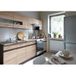 Les Tendances Cuisine Complète 2m40 Avec Éclairage Led – 7 Éléments En Panneaux De Particules Décor Chêne Sonoma – Plans De Travail 40/60 Cm