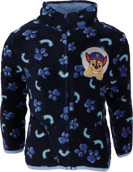 4KidsOnly Paw Patrol Fleece Vest - Donkerblauw - Maat 98/104