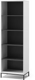 Vicco Eliza Boekenkast – 60 x 180 cm met 5 compartimenten Wit