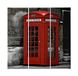 Homemania Afbeelding Londen – 3 steden en landschappen per woonkamer, slaapkamer – meerkleurig, 69 x 3 x 50 cm, HM203PKNV-47, polyester, hout