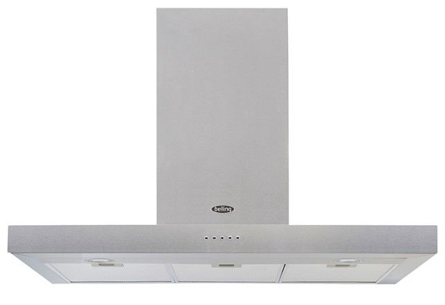 Belling Cookcentre 110 Flat Muurmontage Afzuigkap - Roestvrijstaal - 481 m³/uur