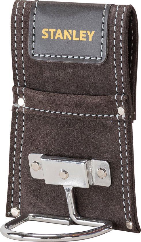 STANLEY Hamerholster - Leer - Grijs - 12 x 7 cm